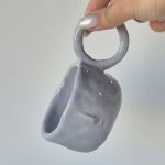 ماگ سرامیکی دستساز مدل چهره متفکر - تصویر 13