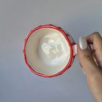 ماگ سرامیکی دستساز مدل چهاخونه - تصویر 3