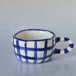 ماگ سرامیکی دستساز مدل چهاخونه - تصویر 6